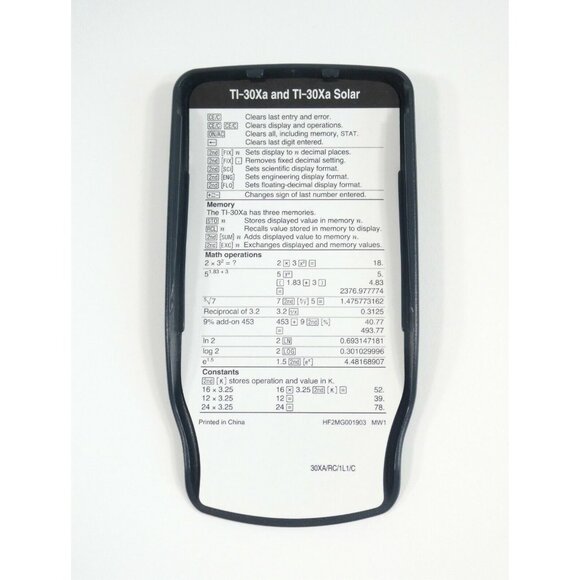 Texas Instruments TI-30XA Scientific Calculator - Picture 3 of 11